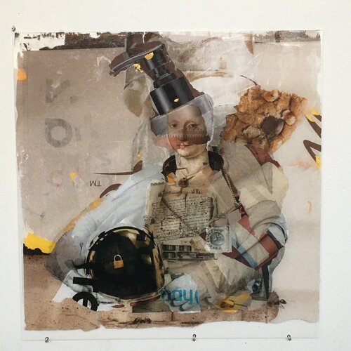 La dame à la licorne d'après Raphaël - COSMO BORDELLO XV von Nental, Malerei kaufen auf Singulart