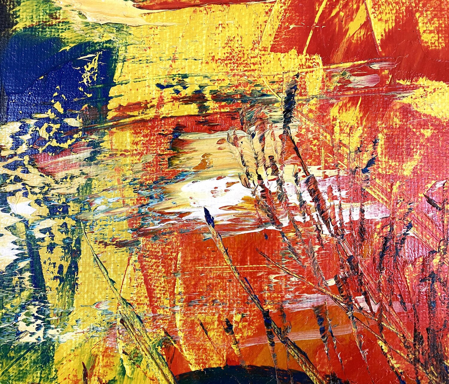 Paesaggio 175 von Antonio Perilli (2020) Malerei Öl auf Leinwand