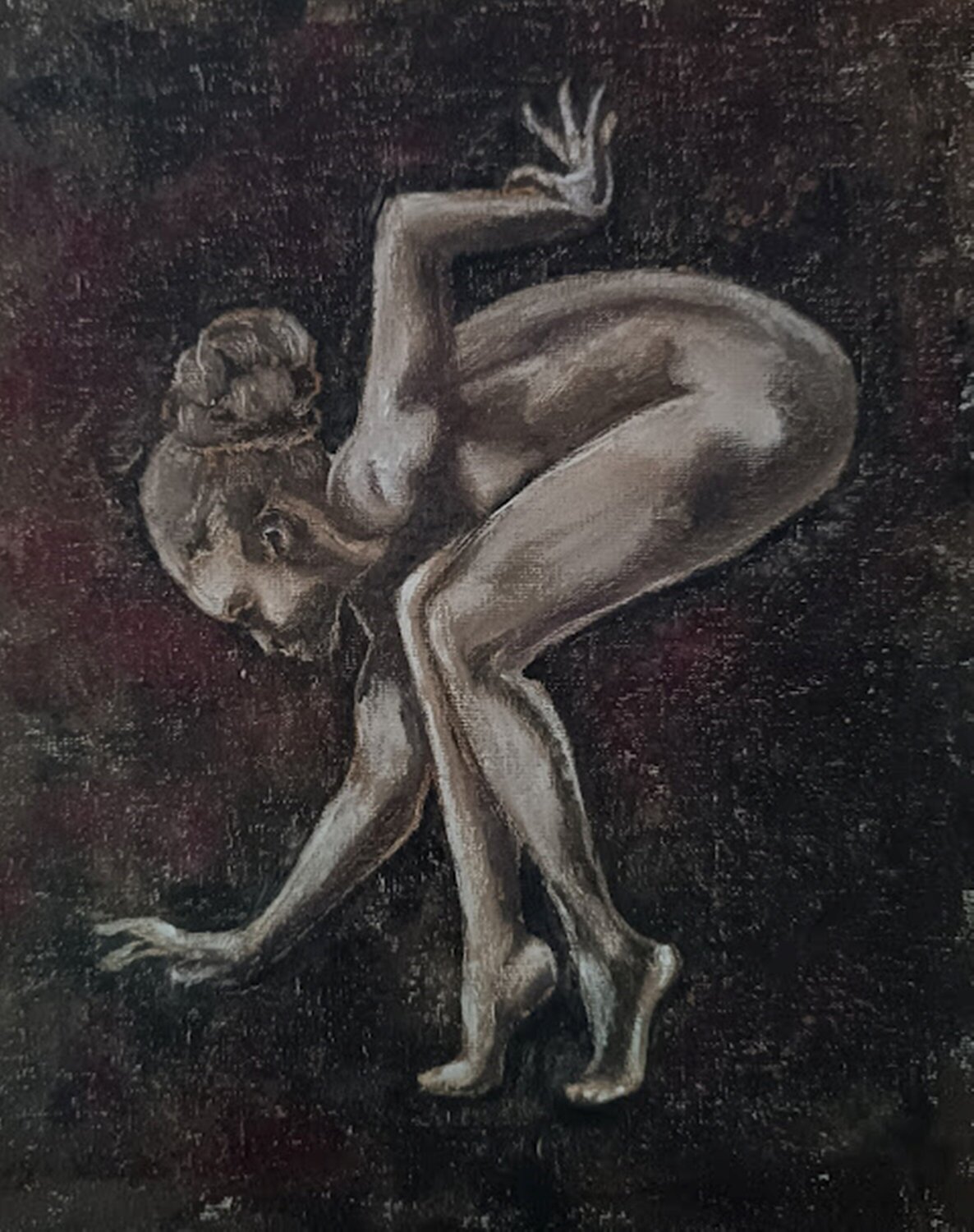 Female figure, abstraction. IRINA OLEYNIK