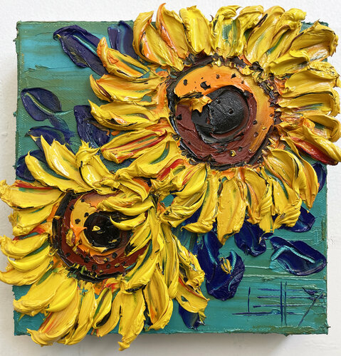 Van Gogh Duo de Lisa Elley, Pintura a la venta en Singulart