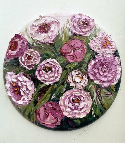 Peonies by Lisa Elley, Painting for Sale on Singulart