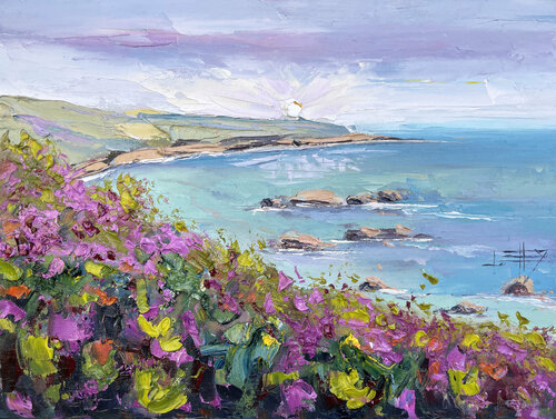 Spring in Pacific Grove van Lisa Elley, Schilderij te koop op Singulart