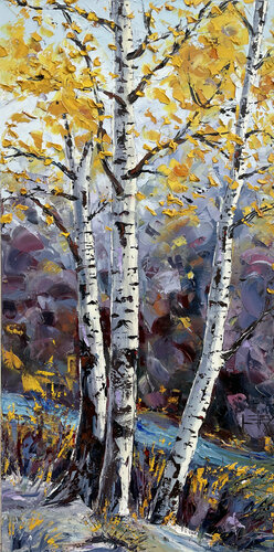 Autumn's Palette van Lisa Elley, Schilderij te koop op Singulart