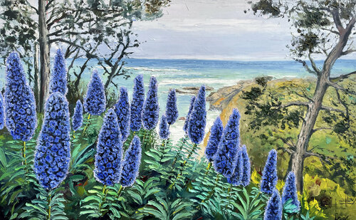 Coastal Solitude van Lisa Elley, Schilderij te koop op Singulart