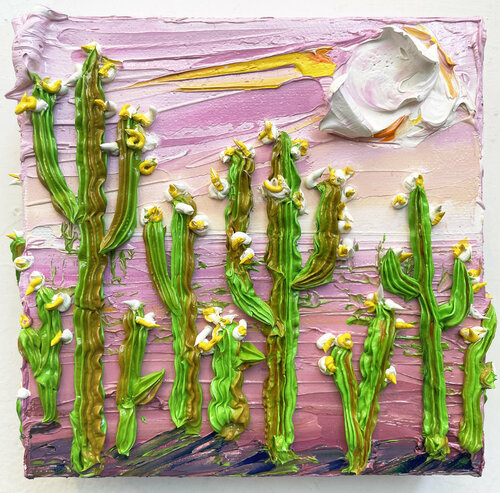 Van Gogh in the Desert 2 van Lisa Elley, Schilderij te koop op Singulart