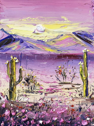 Mojave Impessions van Lisa Elley, Schilderij te koop op Singulart