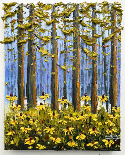 Wildflowers in Yosemite van Lisa Elley, Schilderij te koop op Singulart