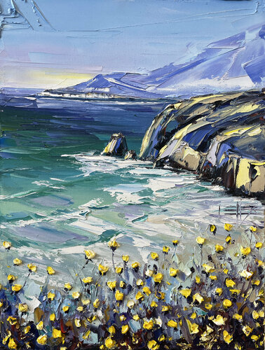 Breezy Blue Pacific di Lisa Elley, Pittura in vendita su Singulart