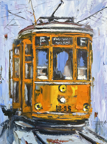 A day in San Francisco van Lisa Elley, Schilderij te koop op Singulart
