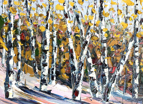 Momentum of Fall van Lisa Elley, Schilderij te koop op Singulart
