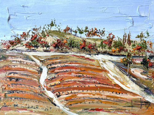 Bay Area Wine Country van Lisa Elley, Schilderij te koop op Singulart