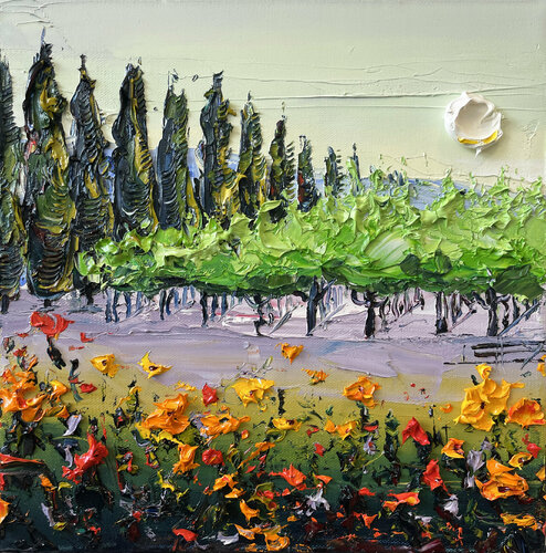 Summer Wine di Lisa Elley, Pittura in vendita su Singulart