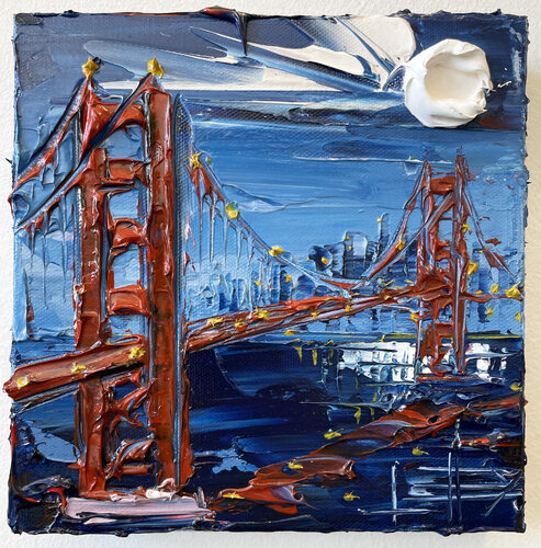 San Francisco Evening van Lisa Elley, Schilderij te koop op Singulart