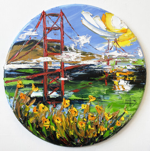 I Left My Heart In San Francisco van Lisa Elley, Schilderij te koop op Singulart