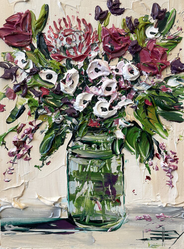 Elegant Spring di Lisa Elley, Pittura in vendita su Singulart