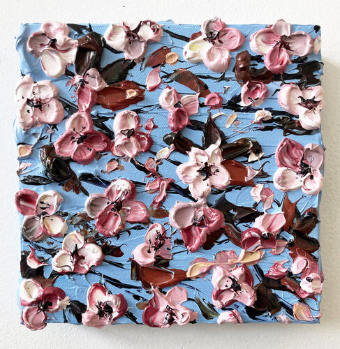 Cherry Blossom Spring van Lisa Elley, Schilderij te koop op Singulart