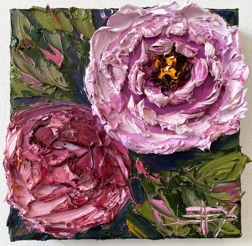Peony Promise van Lisa Elley, Schilderij te koop op Singulart