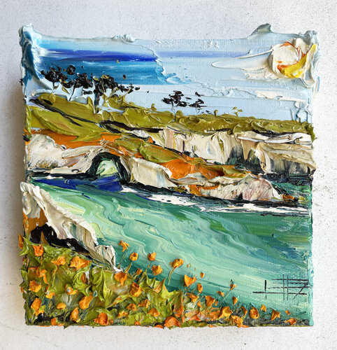 Quietly Carmel van Lisa Elley, Schilderij te koop op Singulart