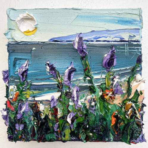 Carmel Beach Summer di Lisa Elley, Pittura in vendita su Singulart