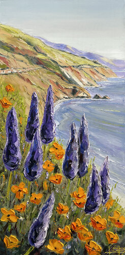 Pacific Coast Highway van Lisa Elley, Schilderij te koop op Singulart