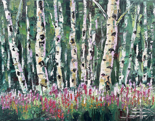 Viridian Dream van Lisa Elley, Schilderij te koop op Singulart