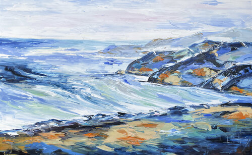 Misty Morning II van Lisa Elley, Schilderij te koop op Singulart