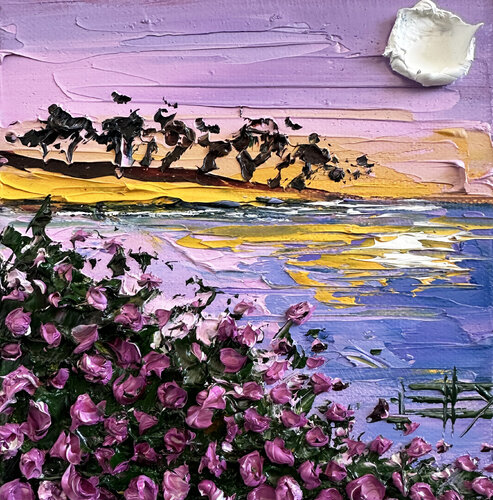 Sunset Shores van Lisa Elley, Schilderij te koop op Singulart