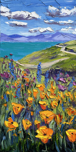 Spring Superbloom van Lisa Elley, Schilderij te koop op Singulart