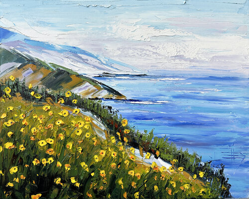 Enchanted Coast van Lisa Elley, Schilderij te koop op Singulart