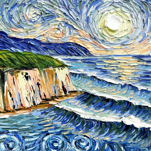 Van Gogh's Coast van Lisa Elley, Schilderij te koop op Singulart