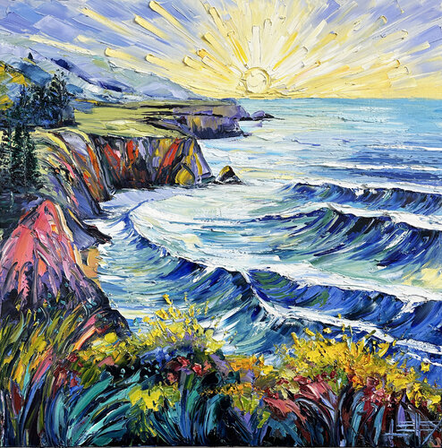 Van Gogh's Vista van Lisa Elley, Schilderij te koop op Singulart