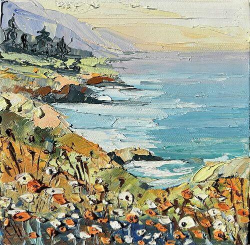 Misty Coast di Lisa Elley, Pittura in vendita su Singulart