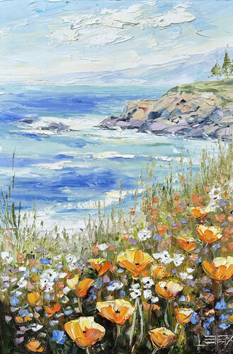 Azure View van Lisa Elley, Schilderij te koop op Singulart