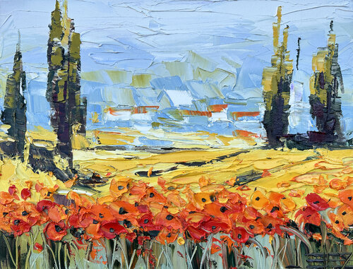 Blissful Vines van Lisa Elley, Schilderij te koop op Singulart