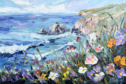 Coastal Abandon van Lisa Elley, Schilderij te koop op Singulart