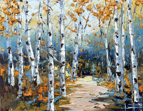 First of Fall van Lisa Elley, Schilderij te koop op Singulart
