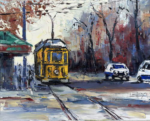 San Francisco van Lisa Elley, Schilderij te koop op Singulart