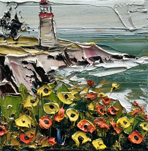 Light of the Pacific de Lisa Elley, Pintura a la venta en Singulart