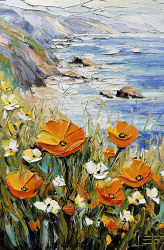 Whisper in the Wind van Lisa Elley, Schilderij te koop op Singulart