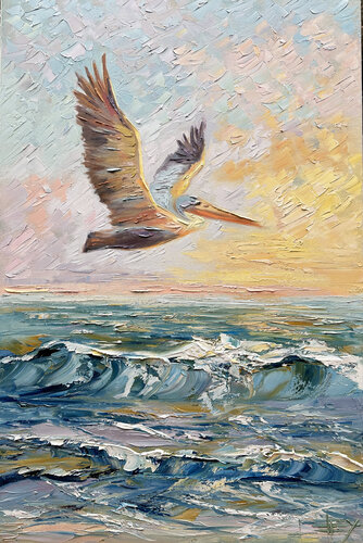 The Sea Knew First van Lisa Elley, Schilderij te koop op Singulart