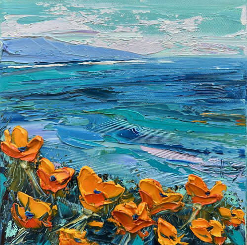 Oceanlight Reverie de Lisa Elley, Pintura a la venta en Singulart