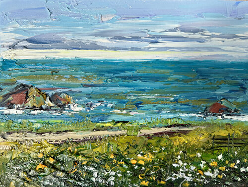 Ocean Meadow van Lisa Elley, Schilderij te koop op Singulart