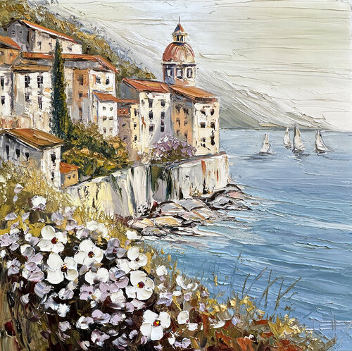 Amalfi Reverie de Lisa Elley, Pintura a la venta en Singulart