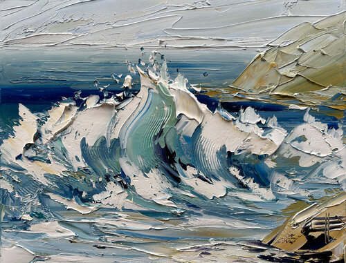 Rise of the Pacific van Lisa Elley, Schilderij te koop op Singulart