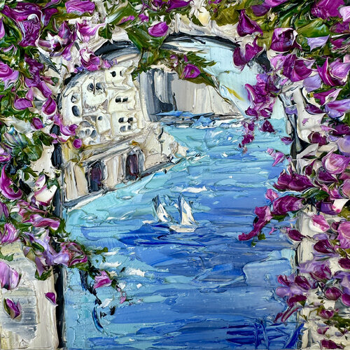 Portofino Portal van Lisa Elley, Schilderij te koop op Singulart