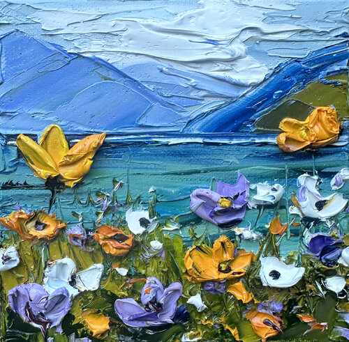 Jewel of Como van Lisa Elley, Schilderij te koop op Singulart
