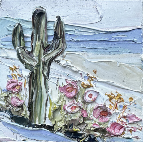 Desert Bloom van Lisa Elley, Schilderij te koop op Singulart