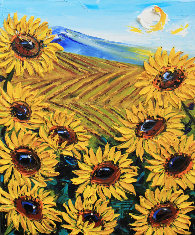 Van Gogh in the Vineyard Lisa Elley