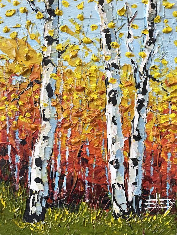 Three Birches Lisa Elley