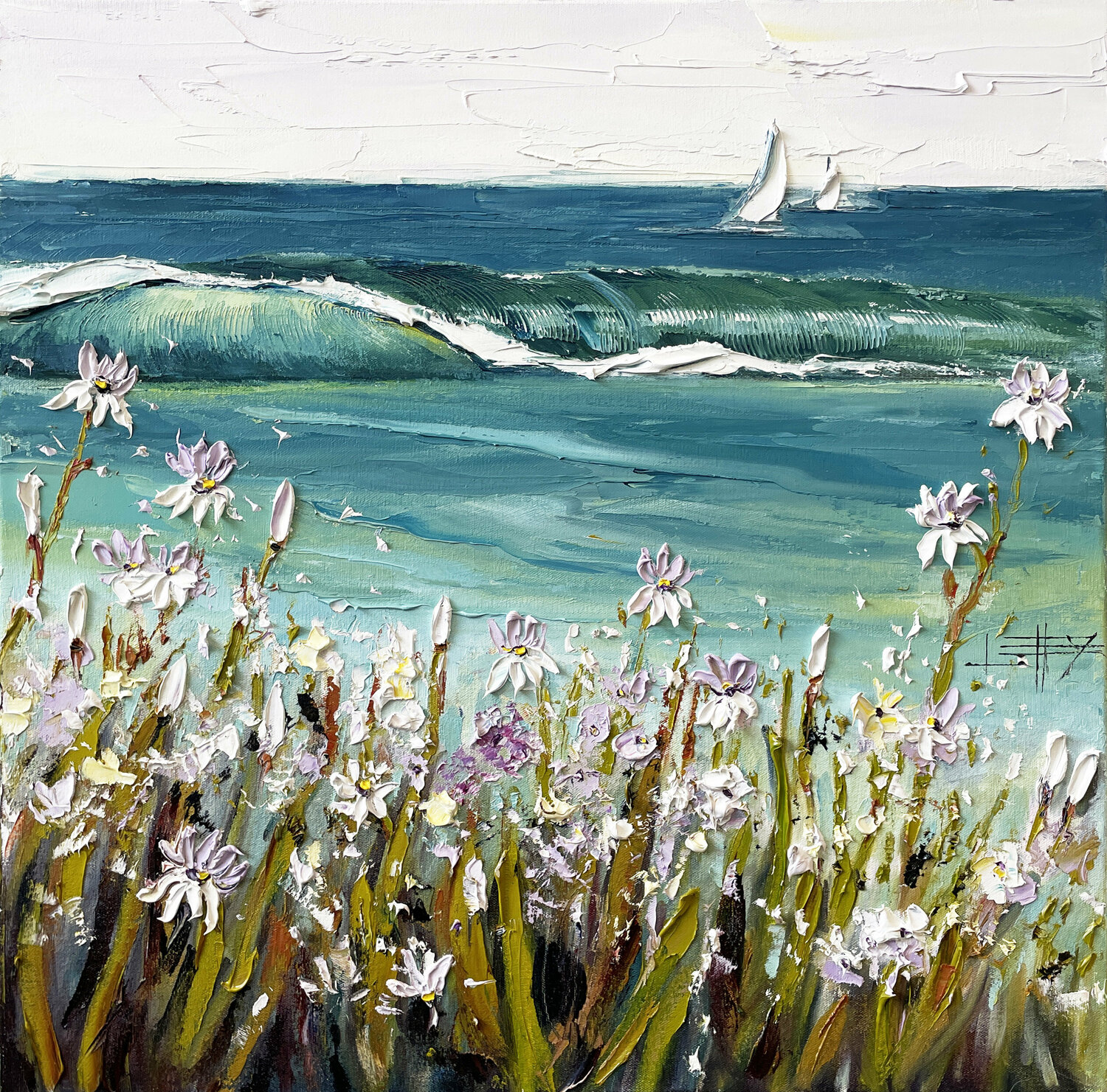 Coastal Irises Lisa Elley